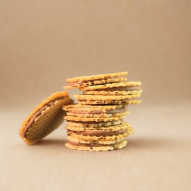 Bio- Dinkelwaffel mit Nougatcremefüllung