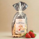 Joghurt Knusperwaffeln mit Erdbeeren bestreut
