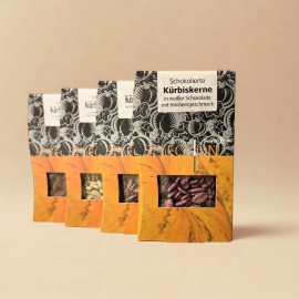 Schokolierte Kürbiskerne