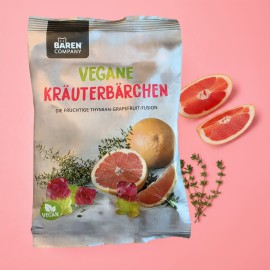 Vegane Kräuterbärchen Thymian-Grapefruit