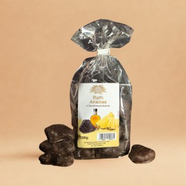 Rum Ananas in Zartbitterschokolade