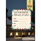 Geschenk-Gutschein - Motiv Weihnachten
