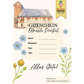 Geschenk-Gutschein - Alles Gute
