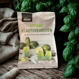 Vegane Kräuterbärchen Basilikum-Limette