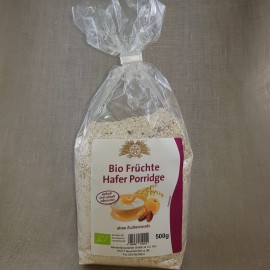 Bio Früchte Hafer Porridge