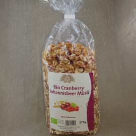 Bio Cranberry Johannisbeer Müsli