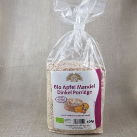 Bio Apfel Mandel Dinkel Porridge